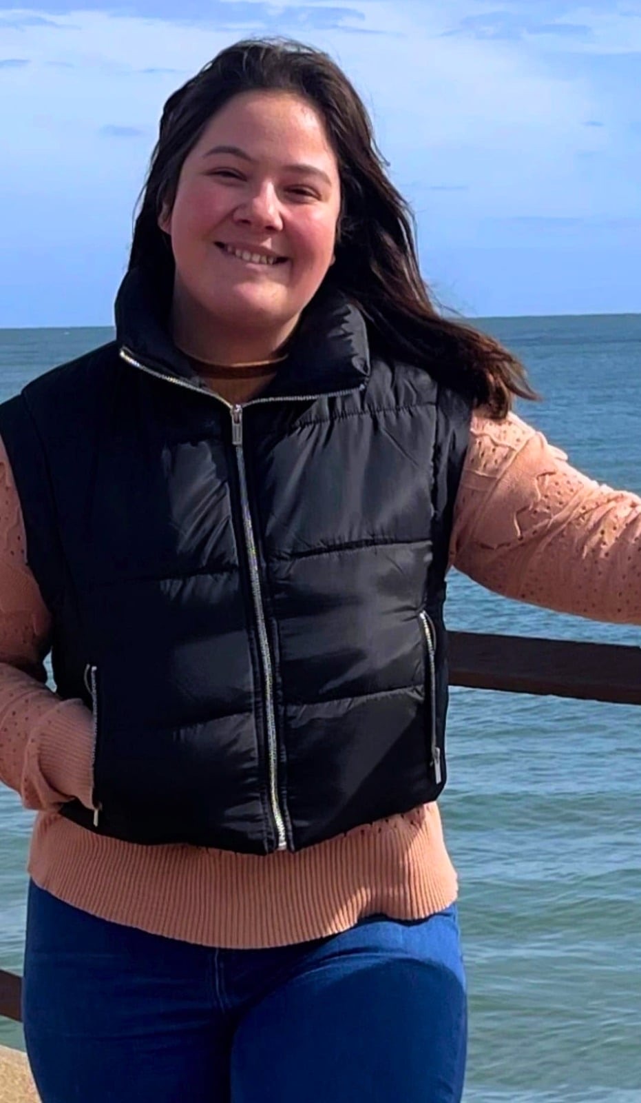 Ximena antes de comenzar su transformación
